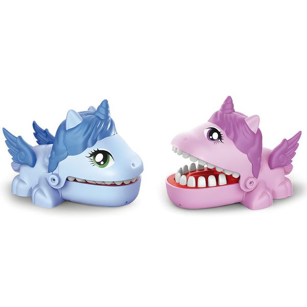 2Pcs Kids' Fun Finger Biting Unicorn Game In 2 Colors