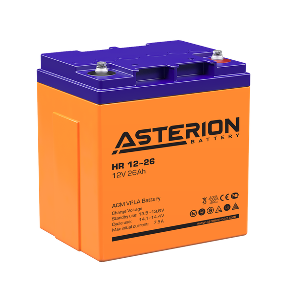 Asterion HR 12-26 12V 26ah Rechargeable Batteries