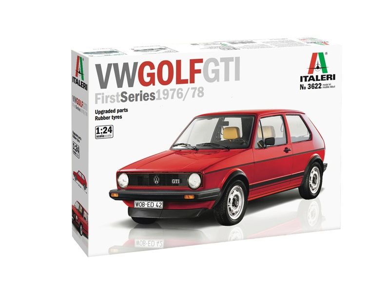 Italeri 1/24 VW Golf GTI First Series 1976 - 1978 Car Plastic Model Kit