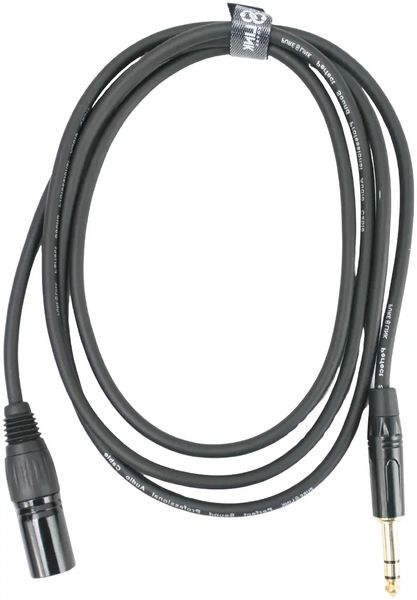 Pure Link PLK-XLRM-JACK XLR Male to Stereo Jack Cable - 1.8 Meter