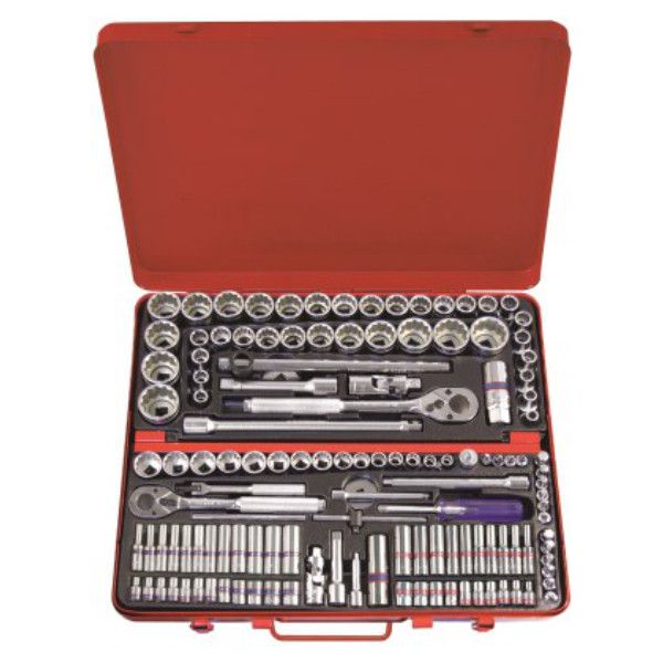 Combination Socket Set - 1/4"-3/8" &amp; 1/2" - 135 Piece