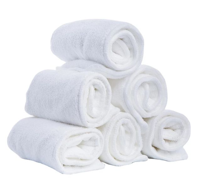 10 pack baby cloth diaper 3 layer microfiber insert