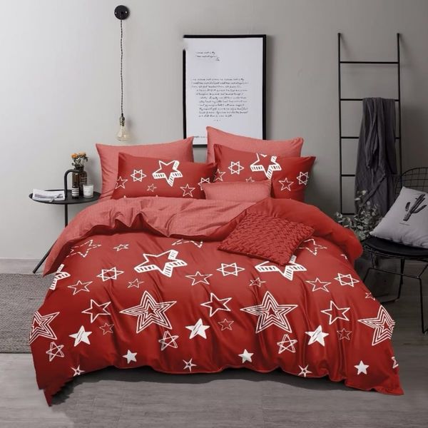 Soft Touch 6 Piece Polyester Stars Duvet Cover Set