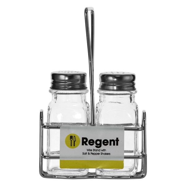 Regent Cleopatra Salt &amp; Pepper Shakers On Wire Stand, 70Ml (160X85X44Mm)