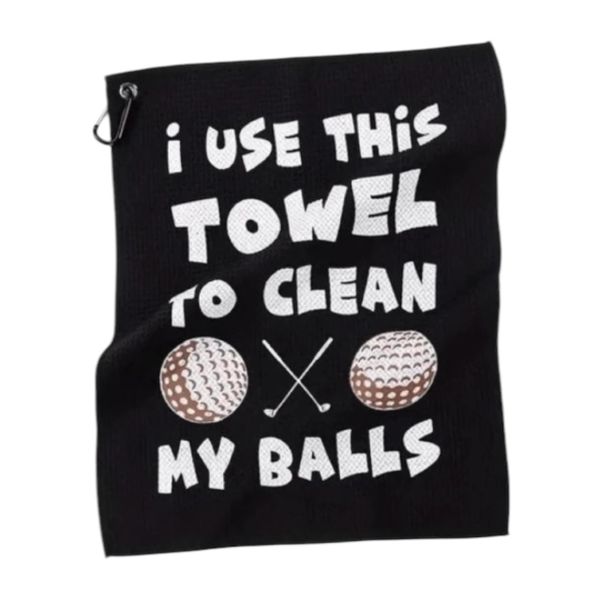 Golf Towel - Premium Quality With Text