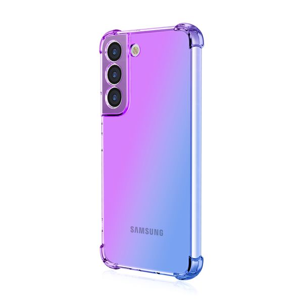 Color Gradient Phone Cover - Purple/Blue For Samsung Galaxy S22