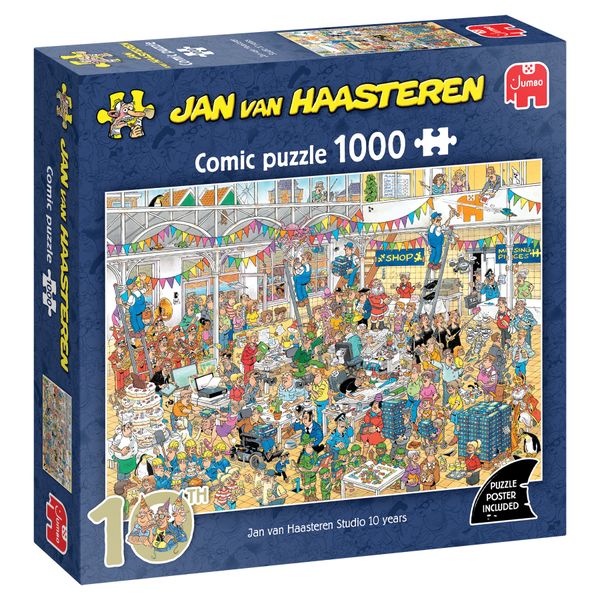 Jumbo Jan van Haasteren - Studio 10 Years Puzzle - 1000 Pieces