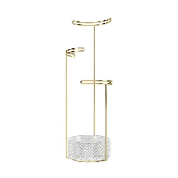 Umbra Tesora Jewellery Stand Gold