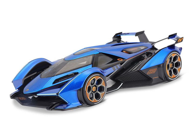 Maisto 1/18 Scale Lamborghini V12 Vision Gran Turismo (26cm Long) - Blue