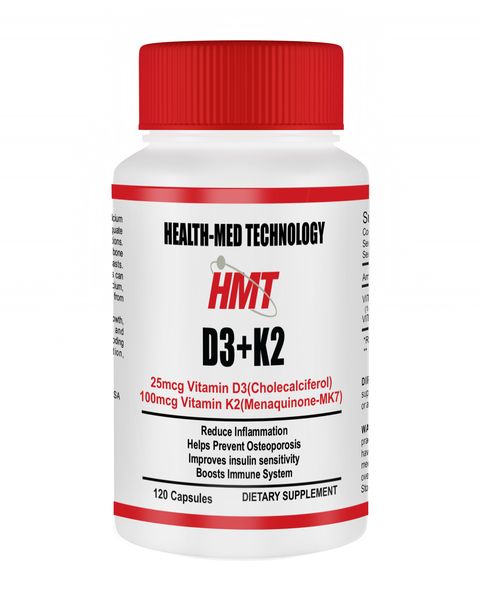 HMT Vitamin D3+K2 120's