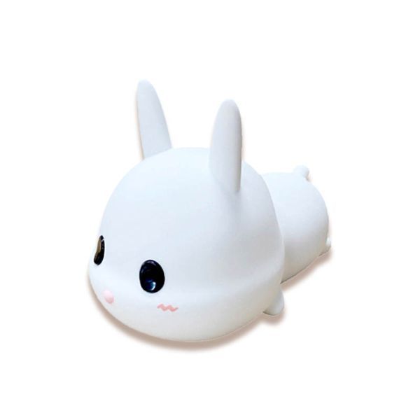 LED Silicone Bunny Kids Night Light Remote Control / USB Gift Star