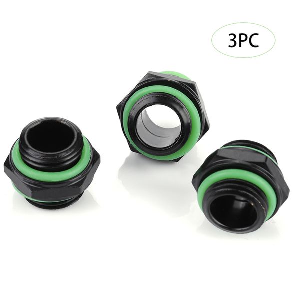 3PC G1/4 Hex Nipple Fittings with Seals