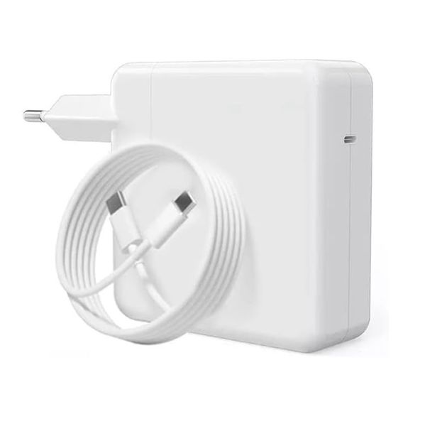 96W Type-C PD Charger Compatibe With MacBook Pro/Air + USB-C to USB-C Cable