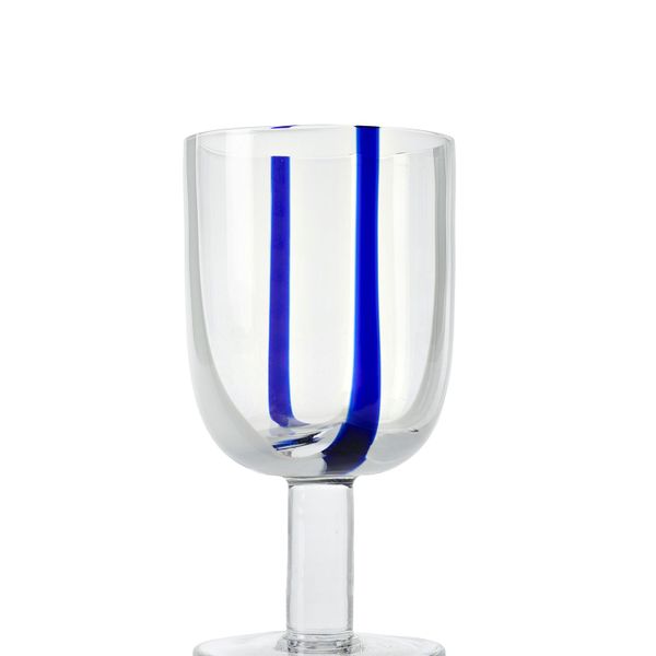 George &amp; Mason - Azul Wine Glass 4pk - Blue Ombre
