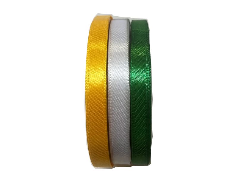 Satin Ribbon - 10mm Width - Springboks - Bows and Wrapping -60m