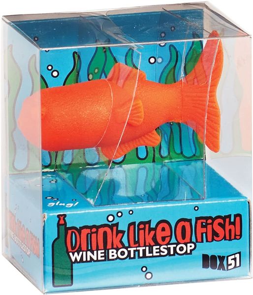 Drink Like A Fish Wine Bottlestopper