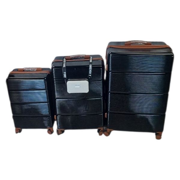 Galaxy G 4-Piece Hard Shell Luggage Set - Black