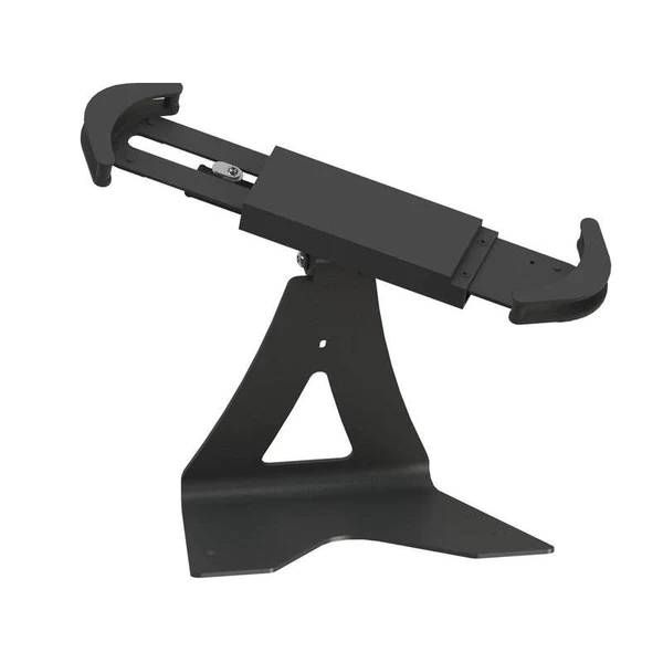 TUFF-LUV Universal 7.9-11 inch Tablet Security Desk or Table Stand &amp; Keyed Lock - Silver (Fits all tablets up to 11")