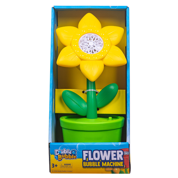 Double Bubble Flower Bubble Toy Machine - Electric Bubble Blower for Kids