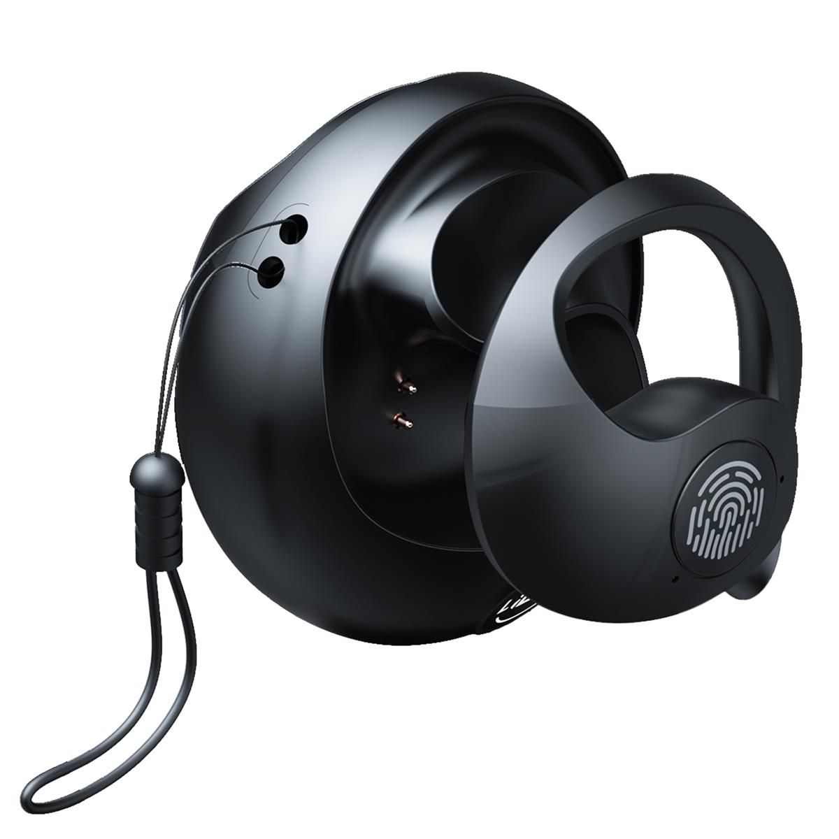 Bluetooth Earphones Esports Earbuds Round Earbuds Low latency - JR07 Black