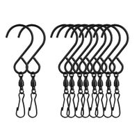 Metal Curtain Rings with Clips - Drapery Clips Hooks Rod Clips set