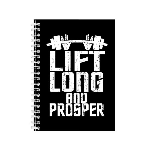 Gym Notebook FItness Gift Idea Writing Book Notepad Pad 45