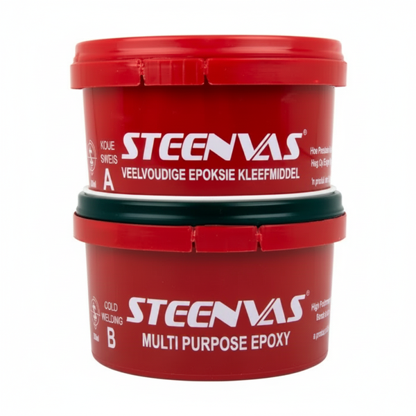Steenvas Multi Purpose Adhesive Kit - 2 x 200ml for Wood, Metal, Plastic