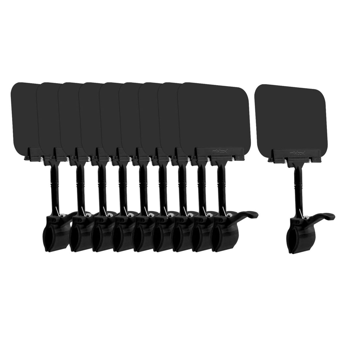 Mix Box 10 PCs Plastic Chalkboard Signs with Clip Set for Business