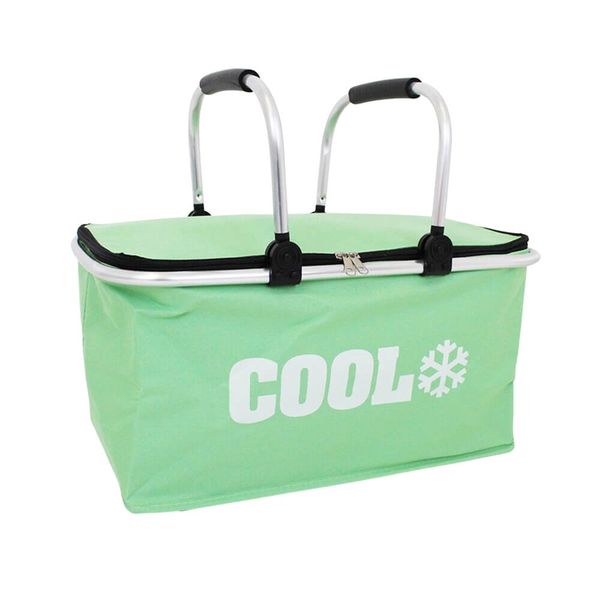 Picnic Basket Cooler Bag 35L - Foldable Aluminum Insulated for Outdoor