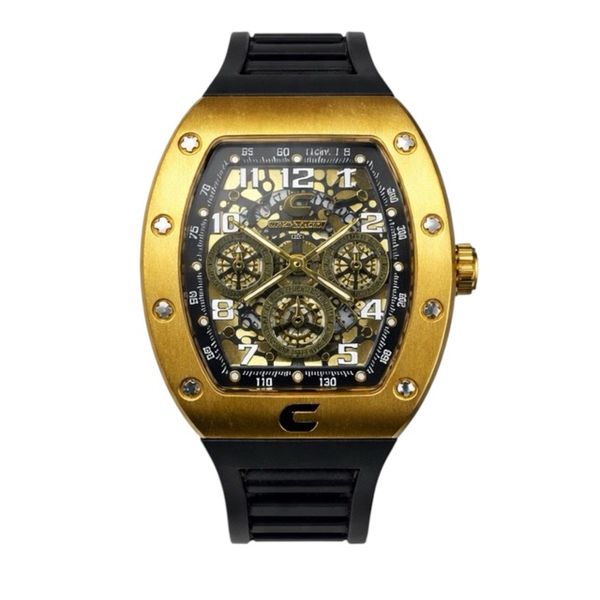 Mens Watches Design Analog Unique Sports Quartz Wrist Watch