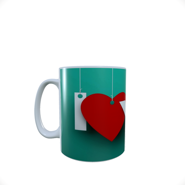 Valentines Day - I Heart You - Aesthetic - Coffee Mug