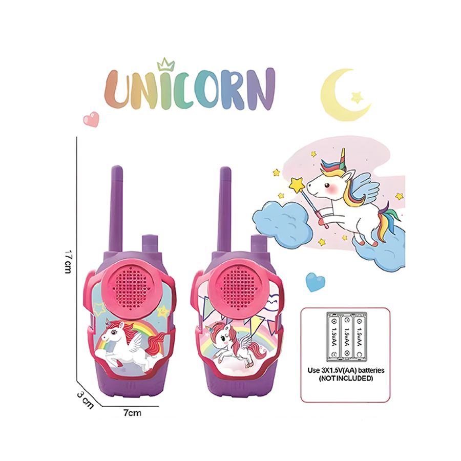 2 Piece Quality Kids Girl And Boy Version Walkie Talkie Toys