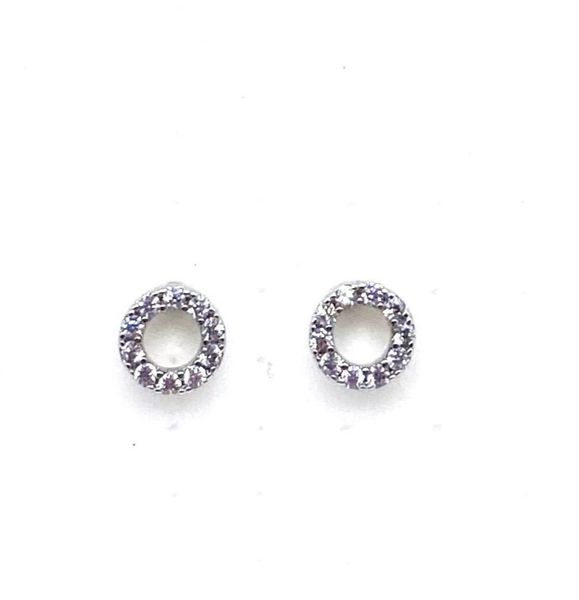 Fabulae Straight Bar with Flat Jewelled Halo Top, Diana