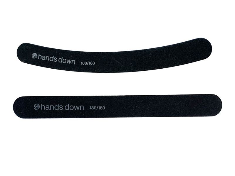 Nail File Set - Black Banana 100/180 &amp; Black standard 180/180