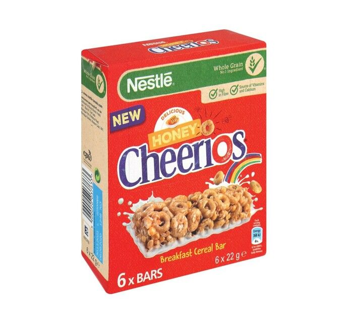 Cheerios Honey Cereal bar Multipack 6 x 22g | Buy Online in South ...