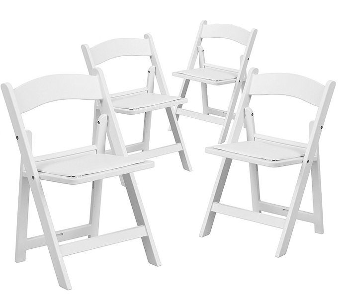 Wimbledon Resin Folding Chair - 4 Piece