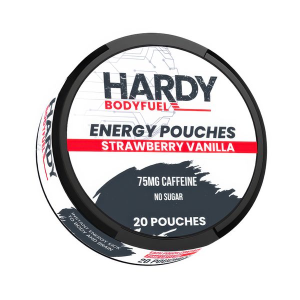 HARDY - Strawberry Vanilla - Caffeine Pouches