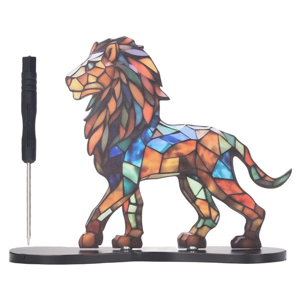Metal Animal Shaped Desktop Ornament Animal Statue Home Decoration Craft