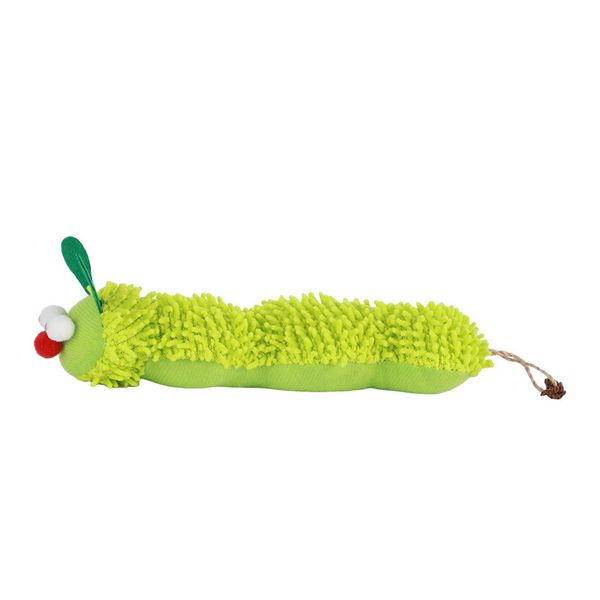 Interactive Cat Toy, Soft Cat Cushion Toy, Kitten Caterpillar Catnip Toy