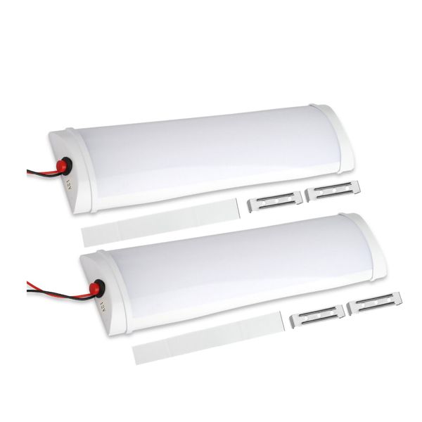 2 Pc ZS-3330 Truck LED Inside Reading Light Car Cabin Light DC:12V