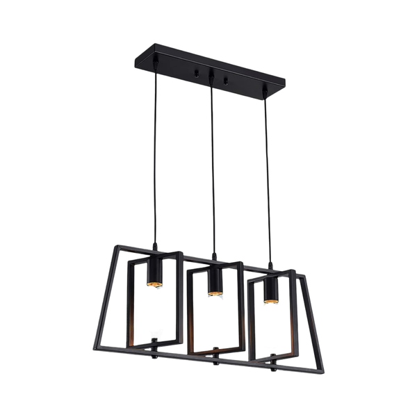 3-Arm Adjustable Vintage Pendant Light