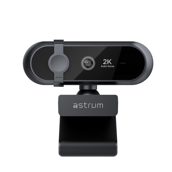 Astrum HD USB Webcam - 2K QHD, Mic, 360 Rotation, Autofocus - WM210