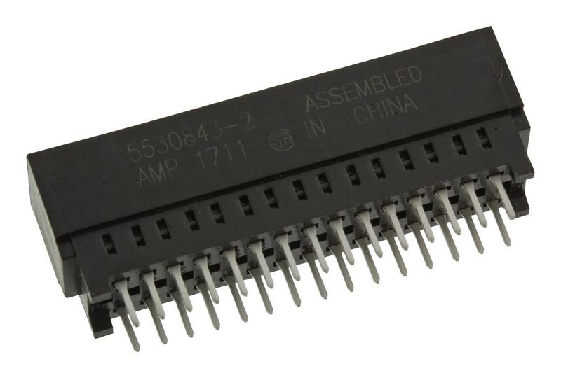 TE Connectivity (5530843-2) Card Edge Connector, Dual Side, 1.85 mm