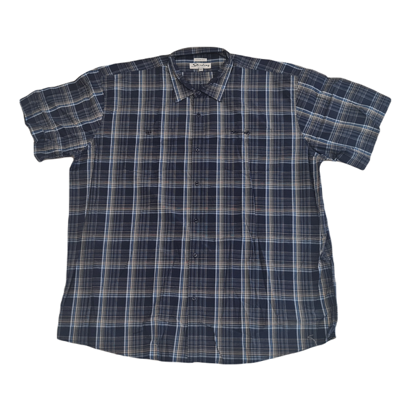 Sterling Check Shirt Navy/Blue/Beige image