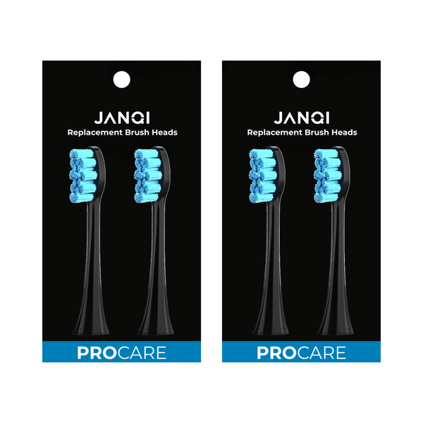 JANQI J1PRO Replacement Brush Heads X4 - PROCARE