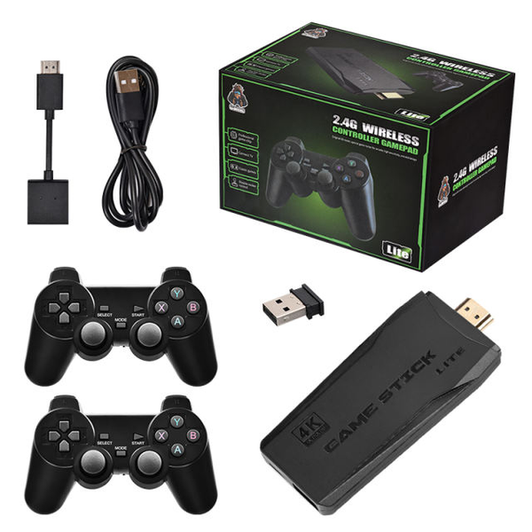 M8 4K Premium Wireless Retro Gaming Console With 2 Wireless Controllers