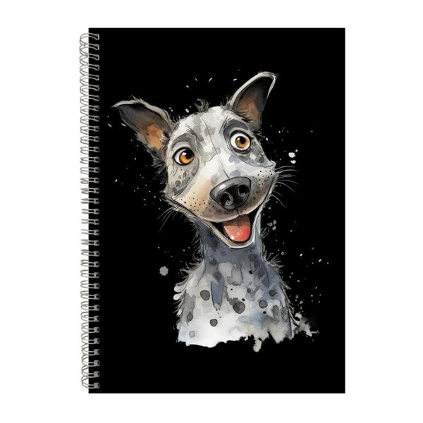 Cattle Dog A4 Notebook Spiral Lined Notepad Dog Idea 332