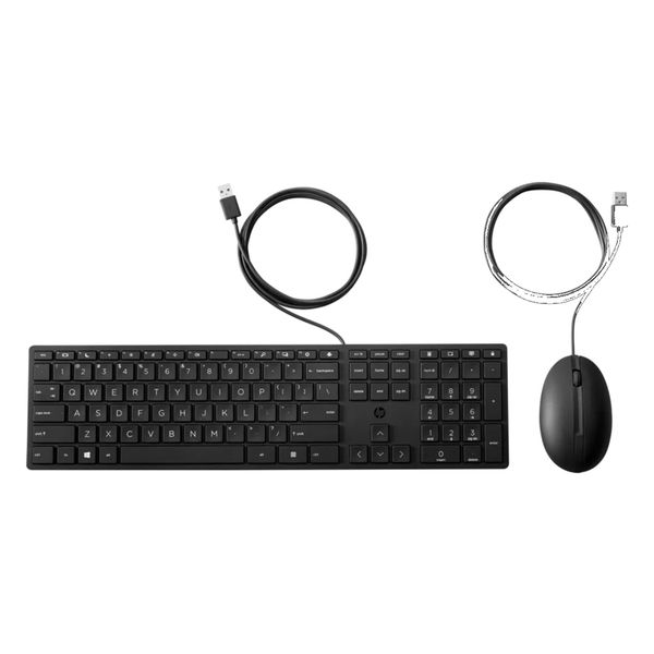 HP Wired 320MK Combo (Keyboard + Mouse) - Black 9SR36UT