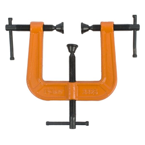 Pony - Three Way Edge Clamp 2 - 1/2 Inch - 64mm - 2 Pack