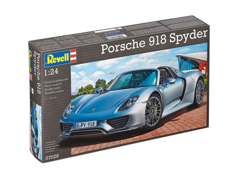 Revell 1/24 Porsche 918 Spyder Car Plastic Model Kit